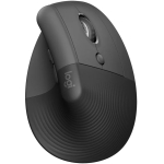 Logitech LIFT 人體工學垂直滑鼠 (石墨灰)